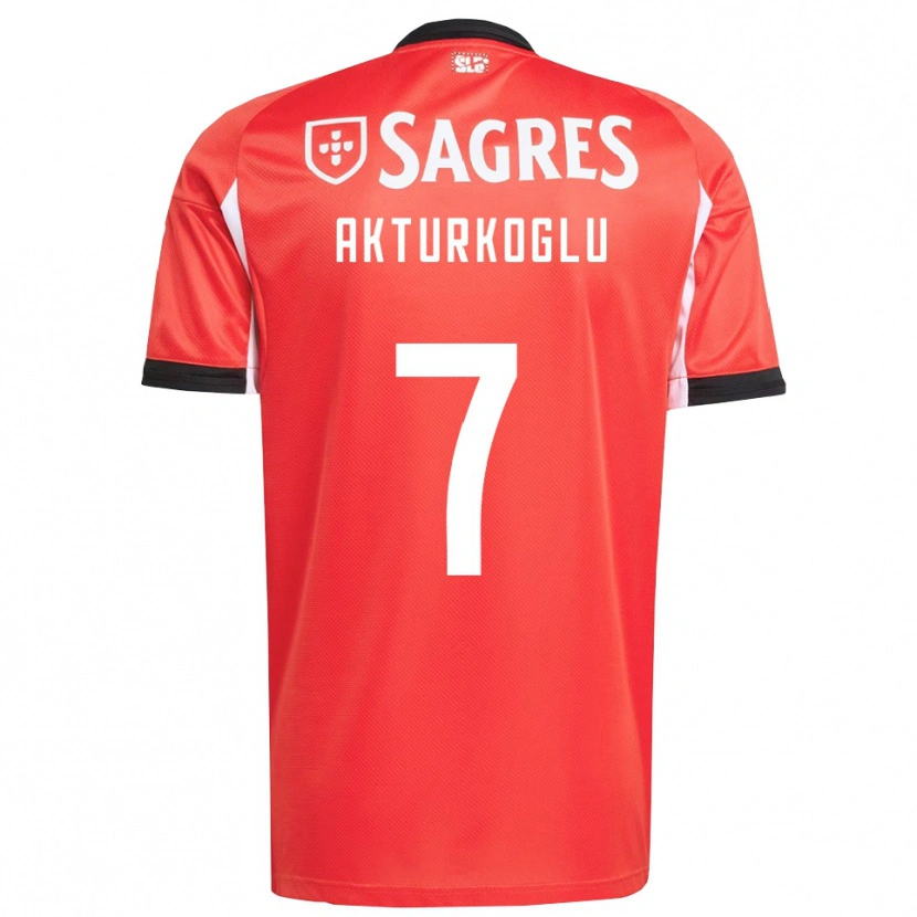 Danxen Damen Kerem Aktürkoğlu #7 Rot Weiß Heimtrikot Trikot 2025/26 T-Shirt Österreich