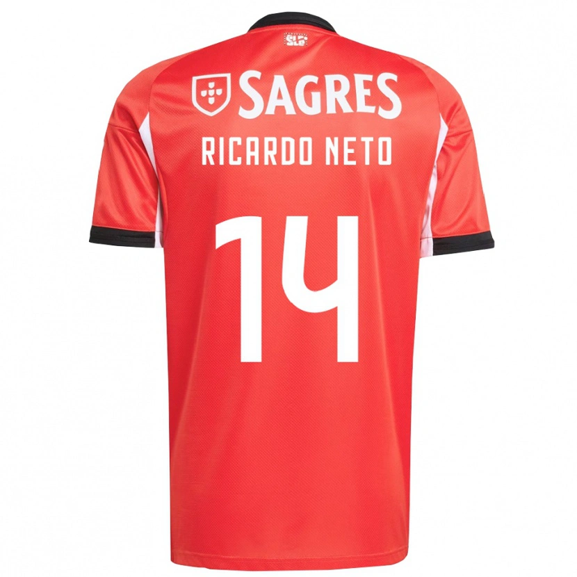 Danxen Damen Ricardo Neto #14 Rot Weiß Heimtrikot Trikot 2025/26 T-Shirt Österreich