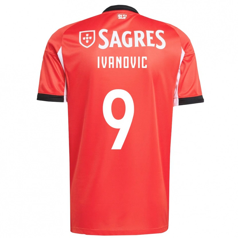 Danxen Damen Franjo Ivanovic #9 Rot Weiß Heimtrikot Trikot 2025/26 T-Shirt Österreich