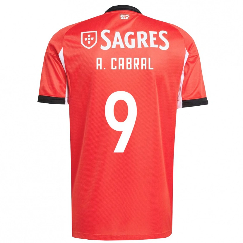Danxen Damen Arthur Cabral #9 Rot Weiß Heimtrikot Trikot 2025/26 T-Shirt Österreich