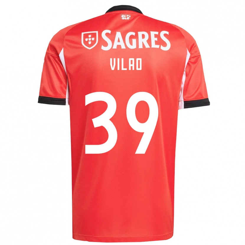 Danxen Damen Carolina Vilao #39 Rot Weiß Heimtrikot Trikot 2025/26 T-Shirt Österreich