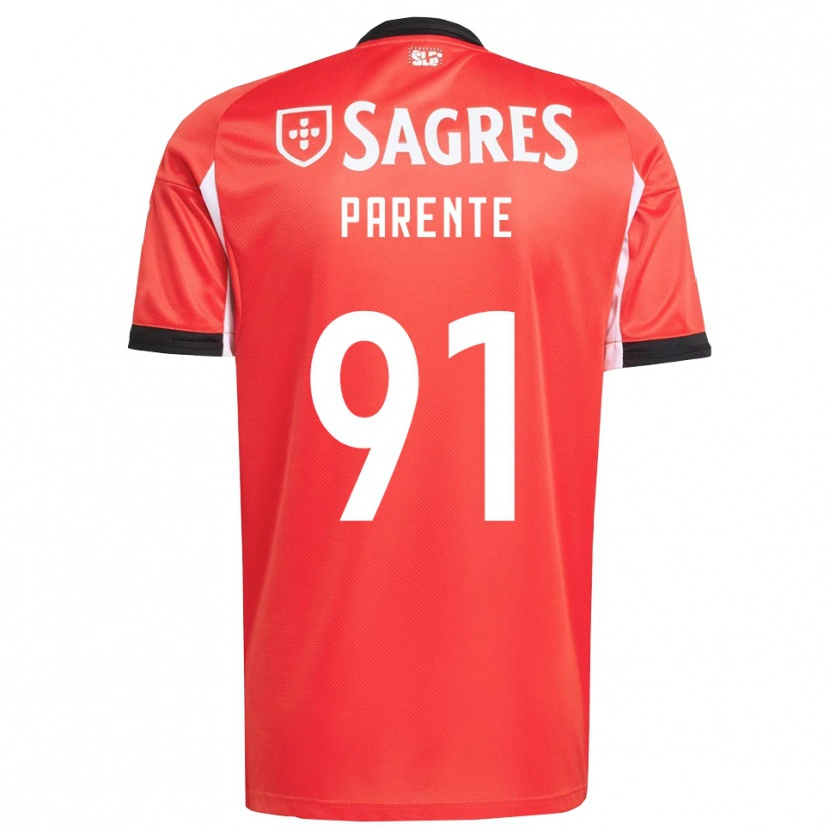 Danxen Damen Tiago Parente #91 Rot Weiß Heimtrikot Trikot 2025/26 T-Shirt Österreich