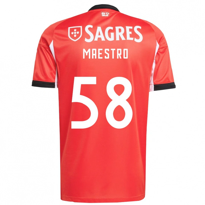 Danxen Damen Maestro #58 Rot Weiß Heimtrikot Trikot 2025/26 T-Shirt Österreich