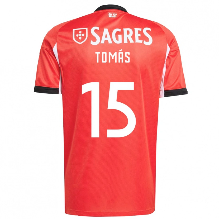 Danxen Damen Tomás Ferreira #15 Rot Weiß Heimtrikot Trikot 2025/26 T-Shirt Österreich