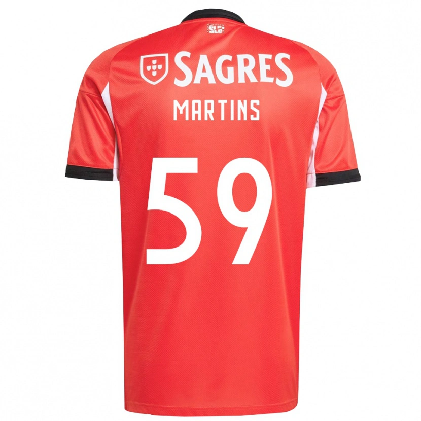 Danxen Damen Leandro Martins #59 Rot Weiß Heimtrikot Trikot 2025/26 T-Shirt Österreich