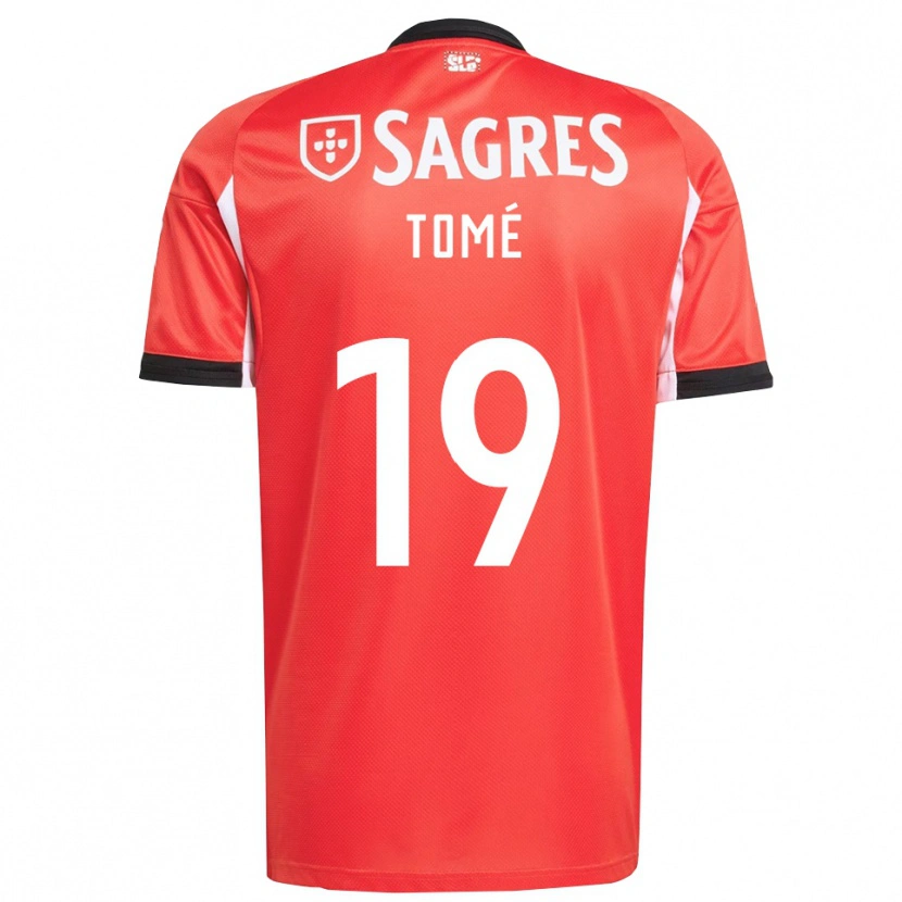 Danxen Damen Olivio Tomé #19 Rot Weiß Heimtrikot Trikot 2025/26 T-Shirt Österreich
