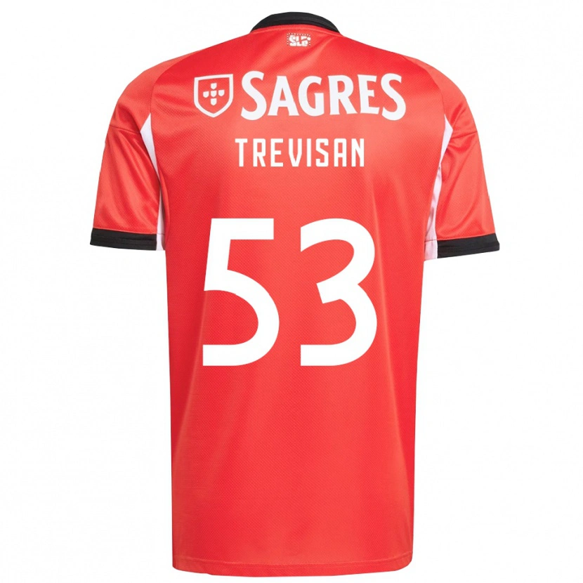Danxen Damen Jelani Trevisan #53 Rot Weiß Heimtrikot Trikot 2025/26 T-Shirt Österreich