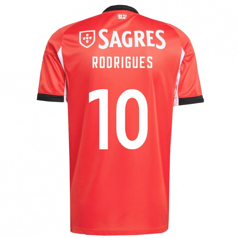 Danxen Damen Tiago Rodrigues #10 Rot Weiß Heimtrikot Trikot 2025/26 T-Shirt Österreich