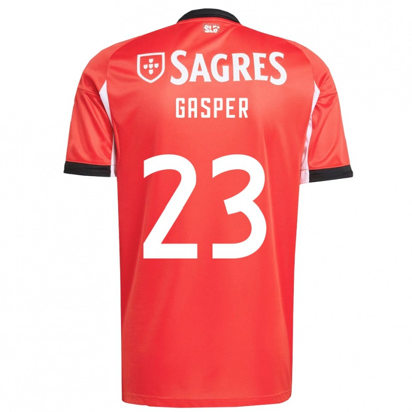 Danxen Damen Anna Gasper #23 Rot Weiß Heimtrikot Trikot 2025/26 T-Shirt Österreich