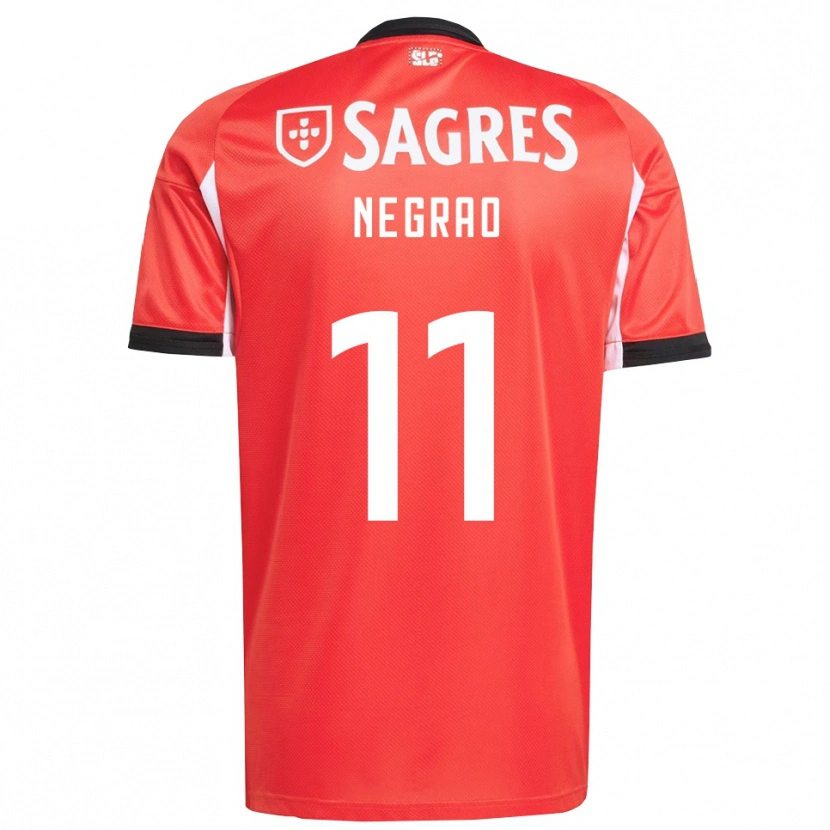 Danxen Damen Maria Negrao #11 Rot Weiß Heimtrikot Trikot 2025/26 T-Shirt Österreich