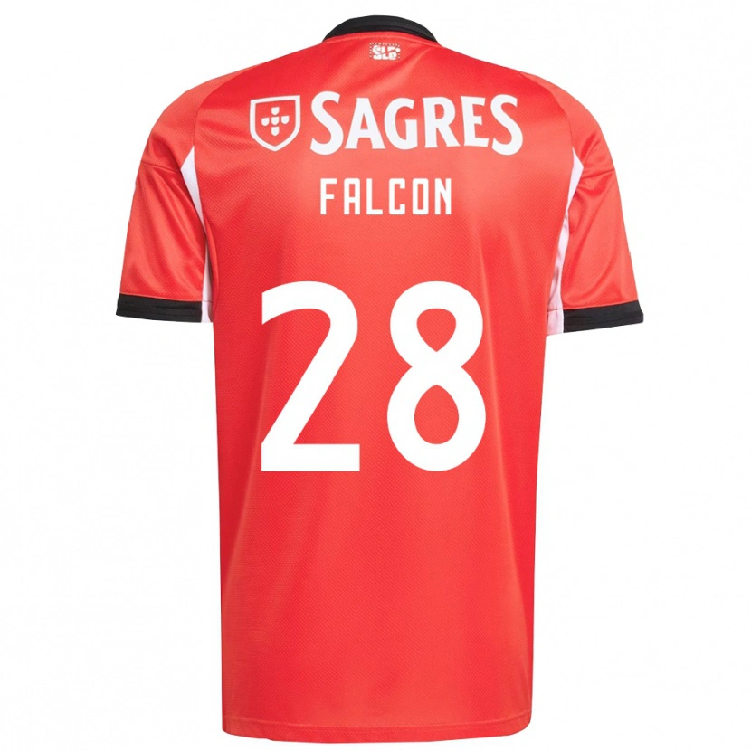 Danxen Damen Andrea Falcón #28 Rot Weiß Heimtrikot Trikot 2025/26 T-Shirt Österreich