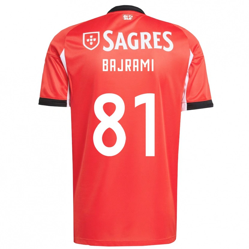 Danxen Damen Adrian Bajrami #81 Rot Weiß Heimtrikot Trikot 2025/26 T-Shirt Österreich