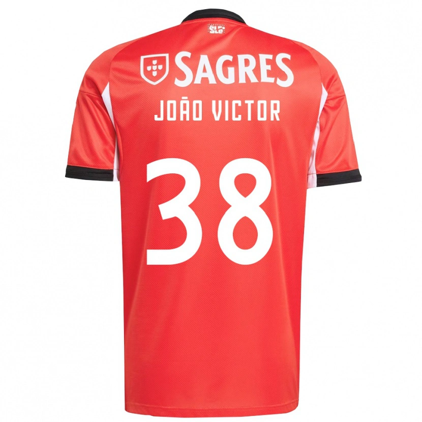 Danxen Damen Joao Victor #38 Rot Weiß Heimtrikot Trikot 2025/26 T-Shirt Österreich
