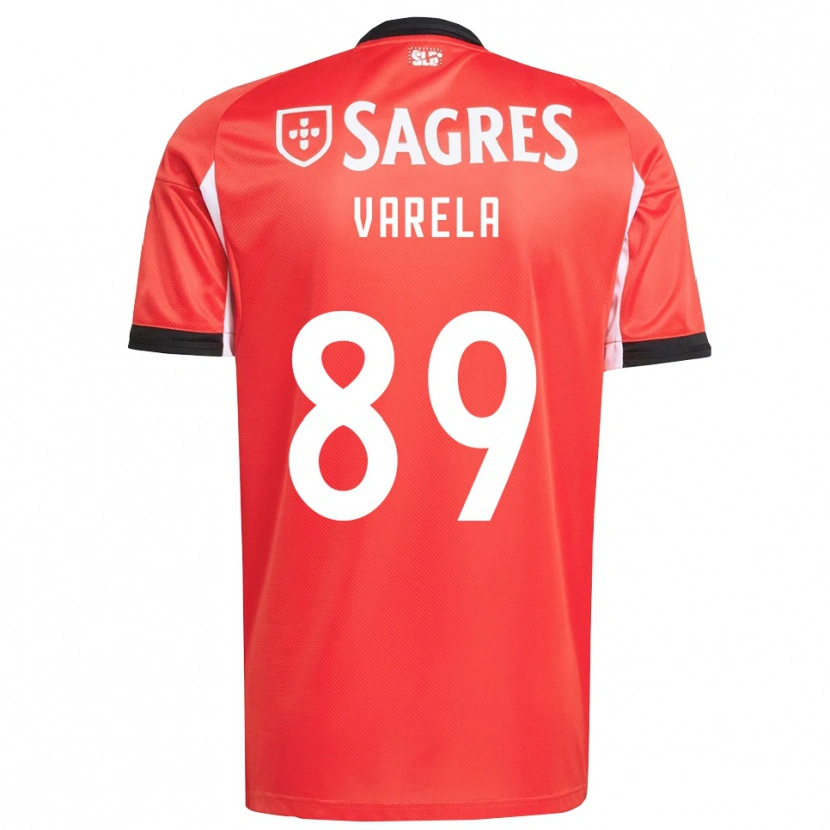 Danxen Damen Gustavo Varela #89 Rot Weiß Heimtrikot Trikot 2025/26 T-Shirt Österreich