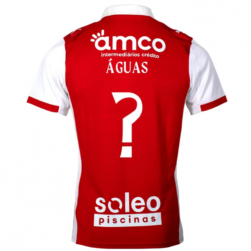 Danxen Damen Diogo Águas #0 Rot Weiß Heimtrikot Trikot 2025/26 T-Shirt Österreich