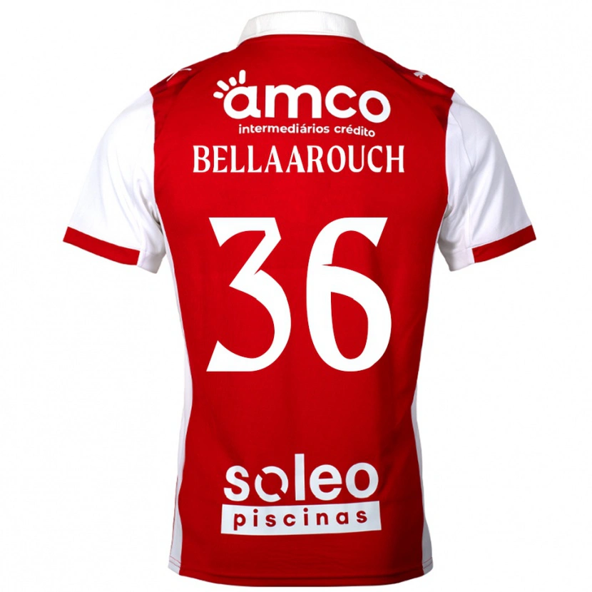 Danxen Damen Alaa Bellaarouch #36 Rot Weiß Heimtrikot Trikot 2025/26 T-Shirt Österreich