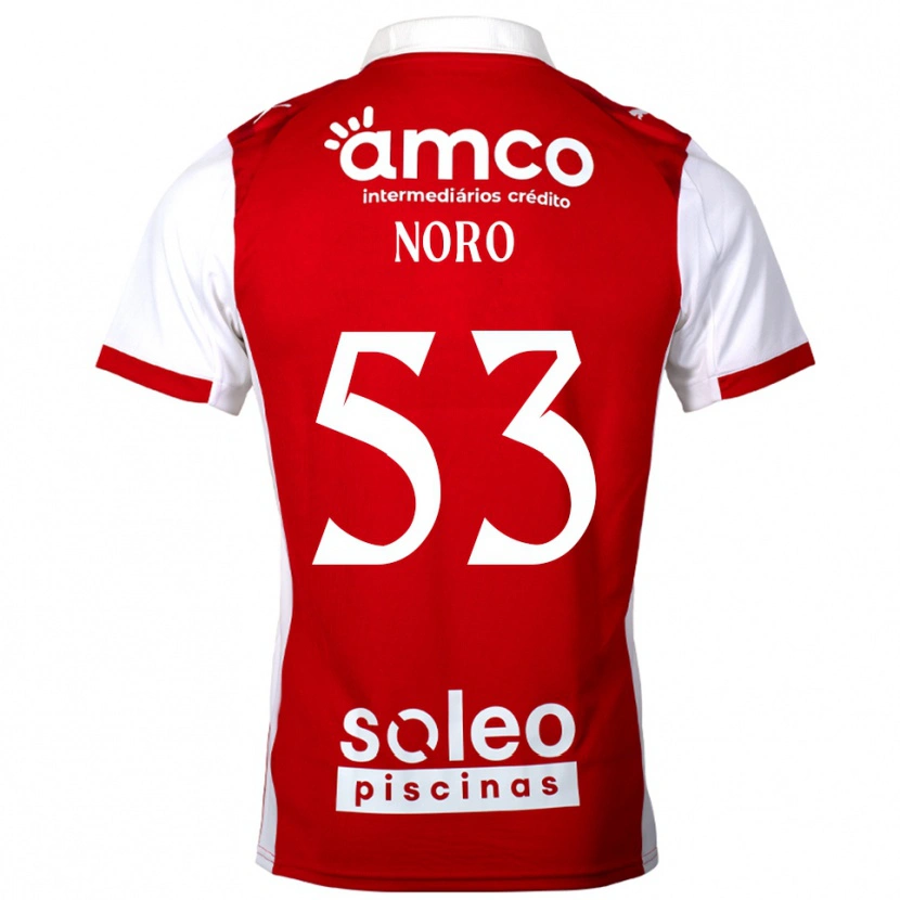 Danxen Damen Jonatás Noro #53 Rot Weiß Heimtrikot Trikot 2025/26 T-Shirt Österreich