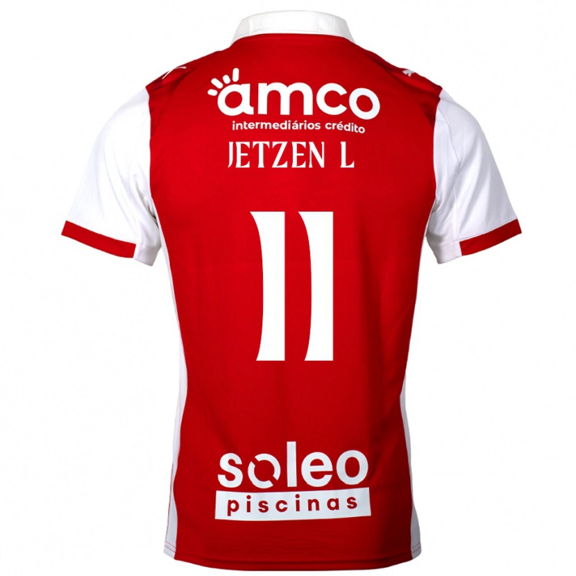 Danxen Damen Jetzen Lopez #11 Rot Weiß Heimtrikot Trikot 2025/26 T-Shirt Österreich