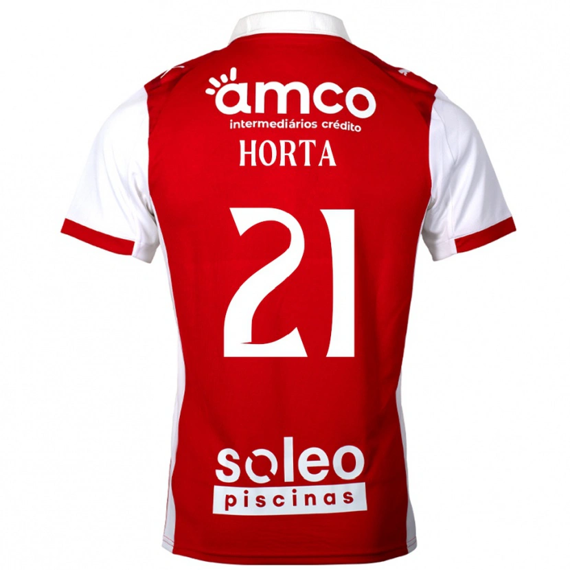 Danxen Damen Ricardo Horta #21 Rot Weiß Heimtrikot Trikot 2025/26 T-Shirt Österreich