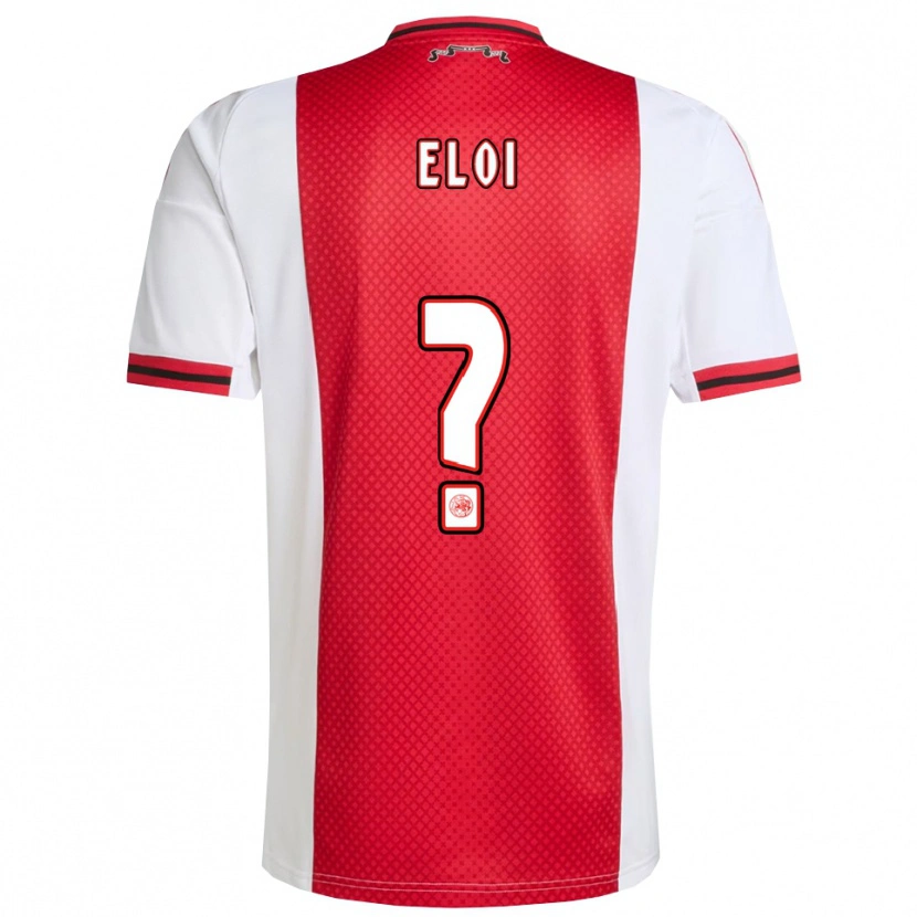 Danxen Damen Eloi Gómez #0 Rot Weiß Heimtrikot Trikot 2025/26 T-Shirt Österreich