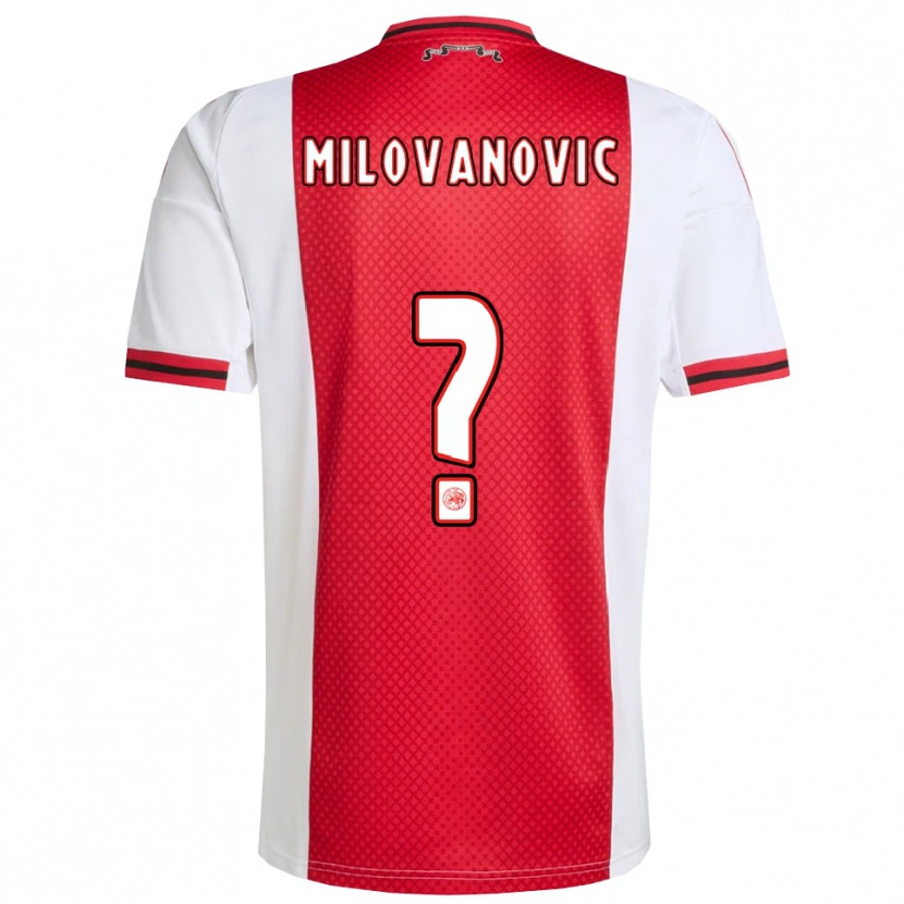 Danxen Damen Mateja Milovanovic #0 Rot Weiß Heimtrikot Trikot 2025/26 T-Shirt Österreich