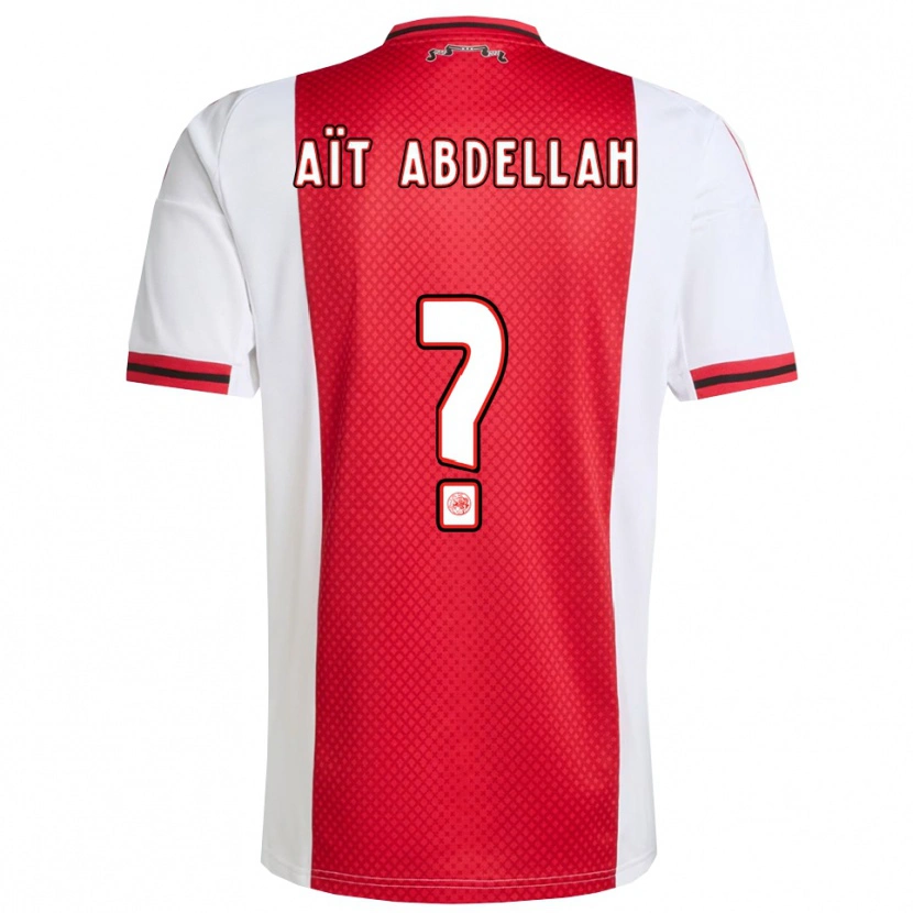 Danxen Damen Waleed Aït Abdellah #0 Rot Weiß Heimtrikot Trikot 2025/26 T-Shirt Österreich