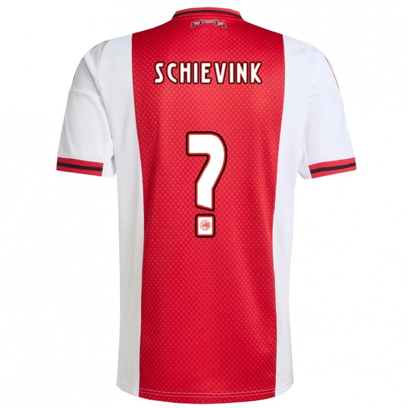 Danxen Damen Floris Schievink #0 Rot Weiß Heimtrikot Trikot 2025/26 T-Shirt Österreich
