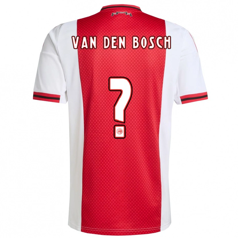 Danxen Damen Frederico Van Den Bosch #0 Rot Weiß Heimtrikot Trikot 2025/26 T-Shirt Österreich