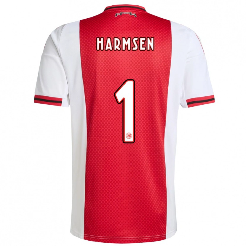 Danxen Damen Tymo Harmsen #1 Rot Weiß Heimtrikot Trikot 2025/26 T-Shirt Österreich