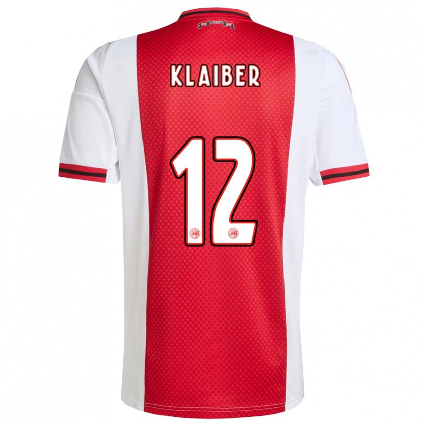 Danxen Damen Sean Klaiber #12 Rot Weiß Heimtrikot Trikot 2025/26 T-Shirt Österreich
