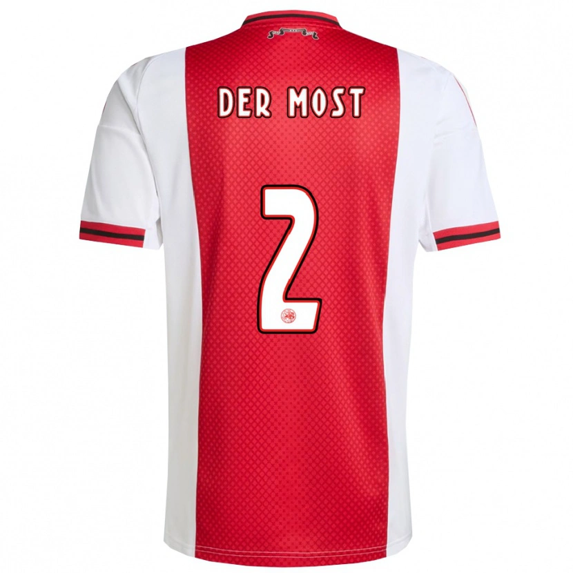 Danxen Damen Liza Van Der Most #2 Rot Weiß Heimtrikot Trikot 2025/26 T-Shirt Österreich