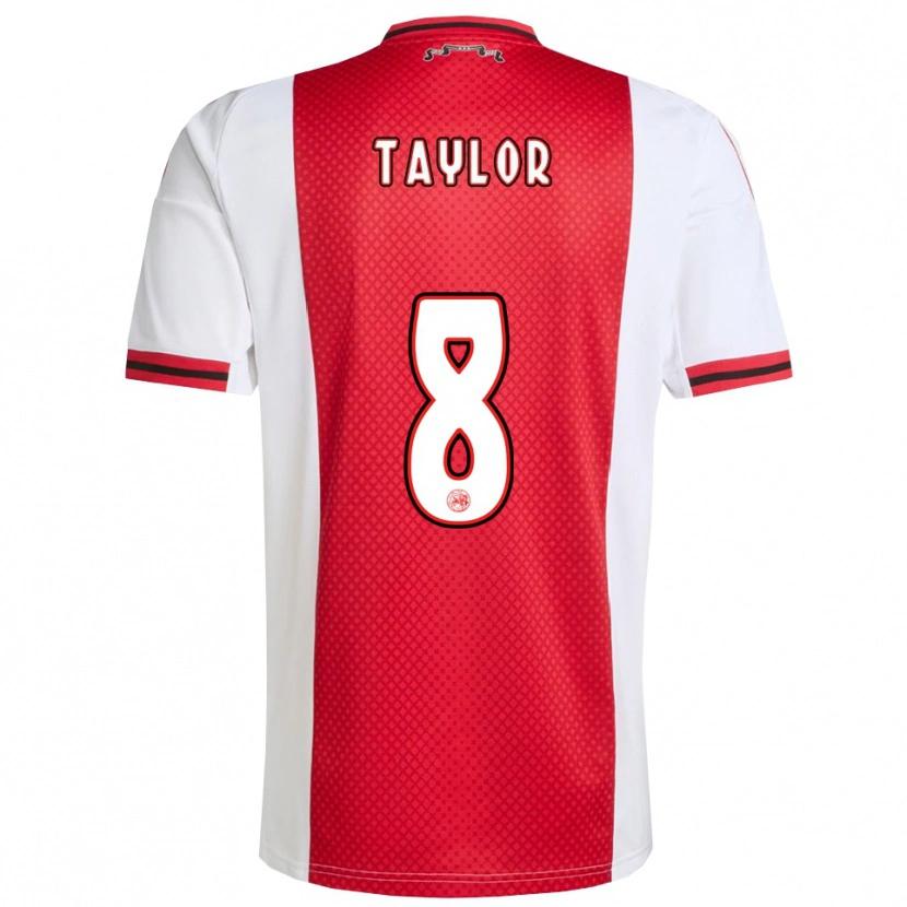 Danxen Damen Kenneth Taylor #8 Rot Weiß Heimtrikot Trikot 2025/26 T-Shirt Österreich