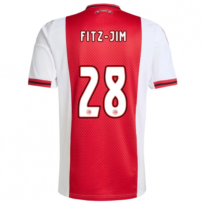 Danxen Damen Kian Fitz-Jim #28 Rot Weiß Heimtrikot Trikot 2025/26 T-Shirt Österreich