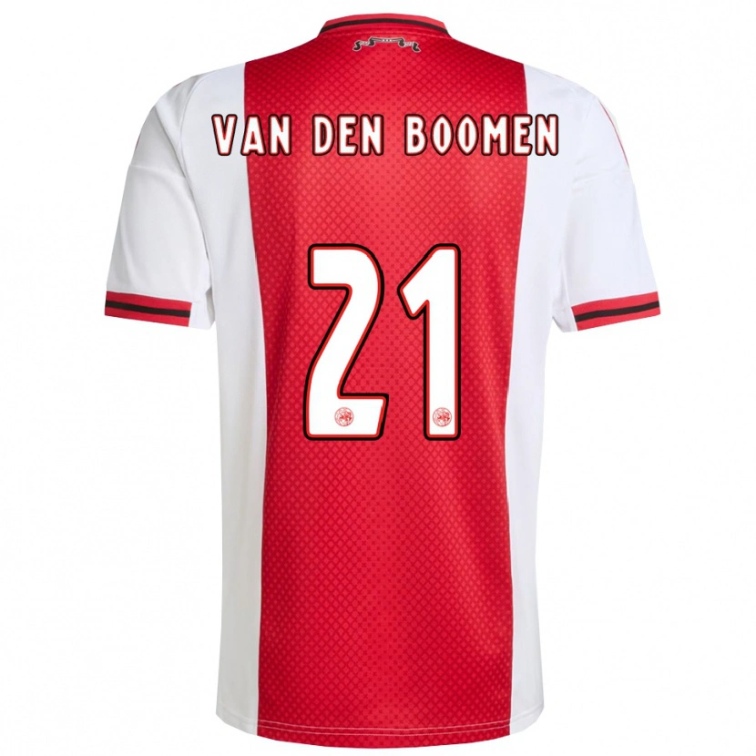 Danxen Damen Branco Van Den Boomen #21 Rot Weiß Heimtrikot Trikot 2025/26 T-Shirt Österreich