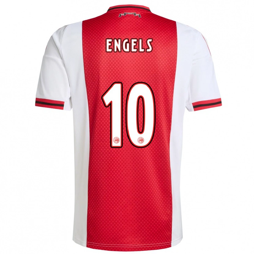 Danxen Damen Chip Engels #10 Rot Weiß Heimtrikot Trikot 2025/26 T-Shirt Österreich