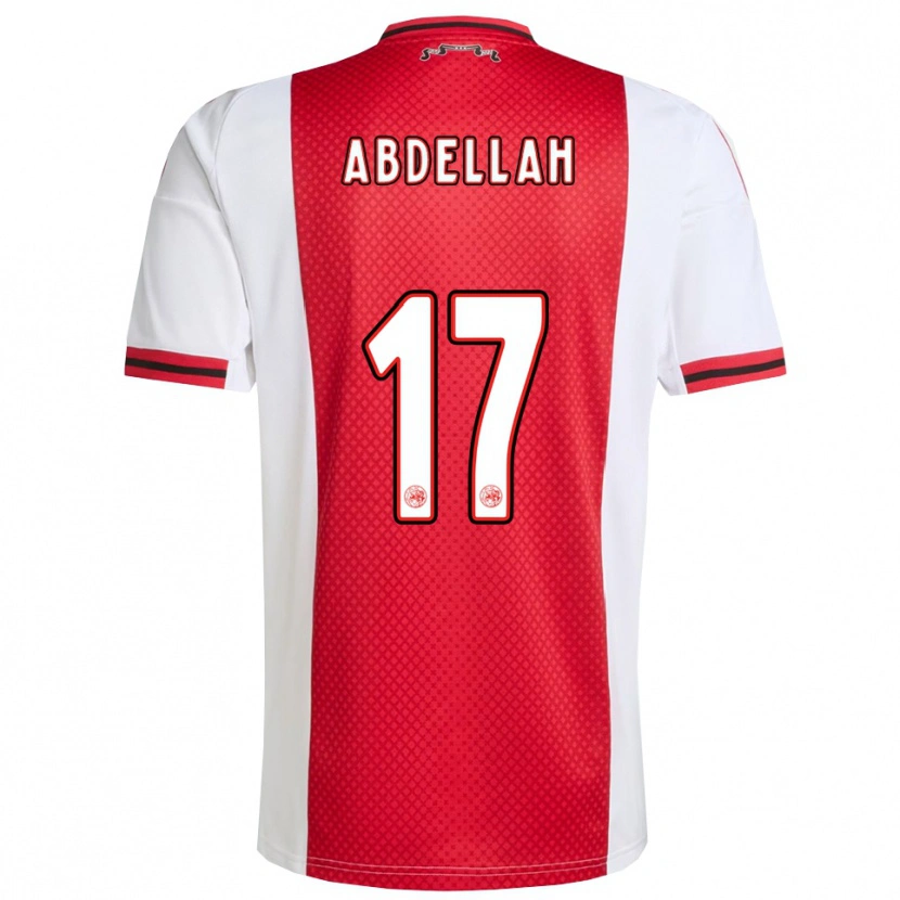 Danxen Damen Abdellah Ouazane #17 Rot Weiß Heimtrikot Trikot 2025/26 T-Shirt Österreich