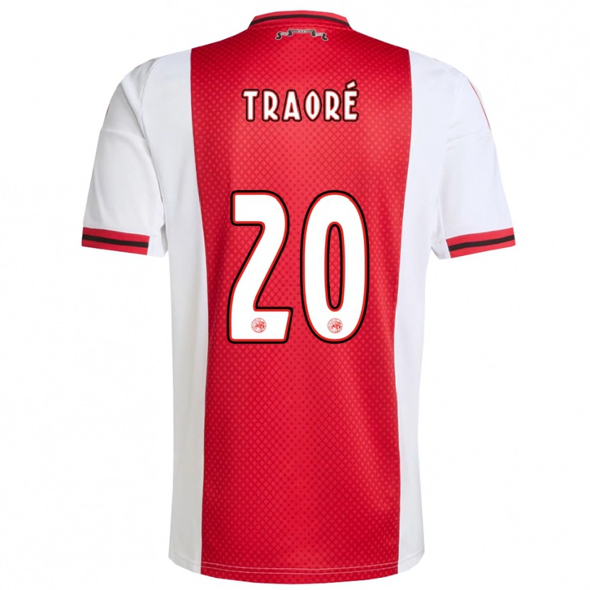 Danxen Damen Bertrand Traoré #20 Rot Weiß Heimtrikot Trikot 2025/26 T-Shirt Österreich