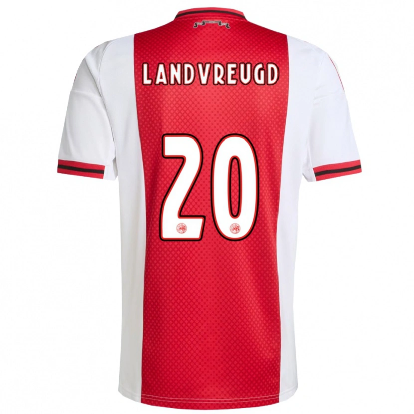 Danxen Damen Nafairon Landvreugd #20 Rot Weiß Heimtrikot Trikot 2025/26 T-Shirt Österreich
