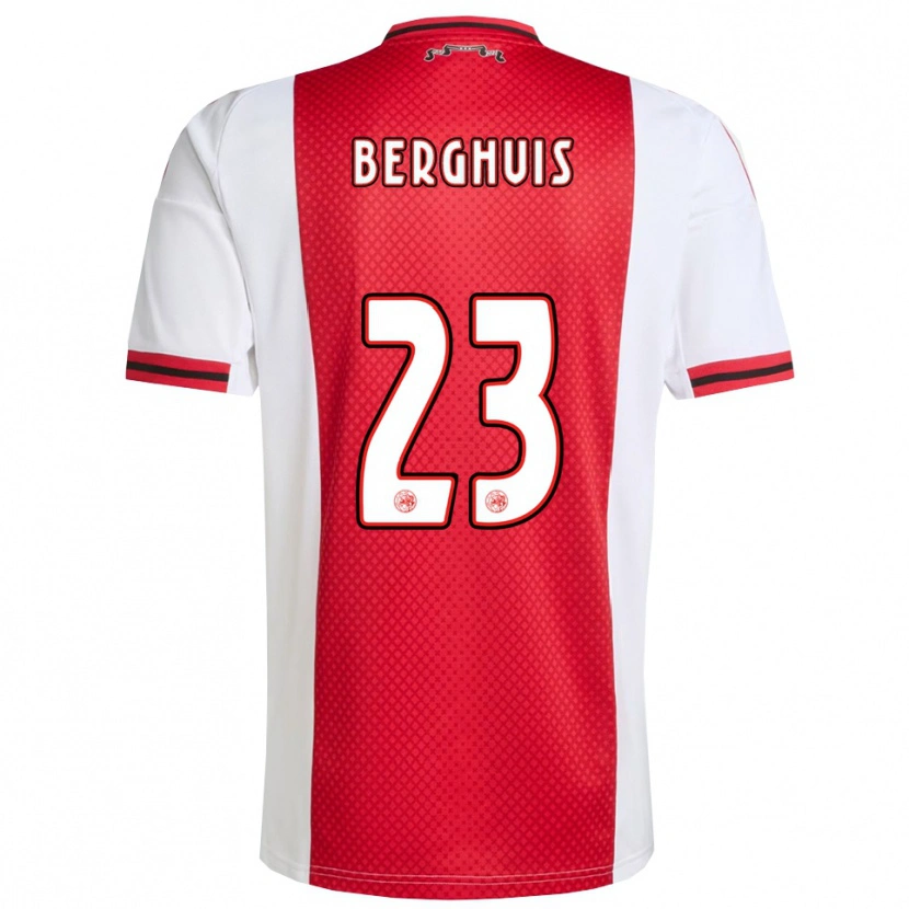 Danxen Damen Steven Berghuis #23 Rot Weiß Heimtrikot Trikot 2025/26 T-Shirt Österreich
