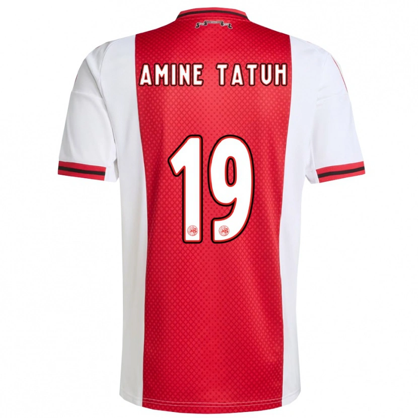 Danxen Damen Mohammed Amine Tatuh #19 Rot Weiß Heimtrikot Trikot 2025/26 T-Shirt Österreich