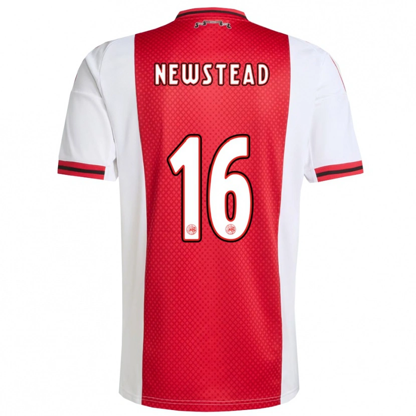 Danxen Damen Xander Newstead #16 Rot Weiß Heimtrikot Trikot 2025/26 T-Shirt Österreich