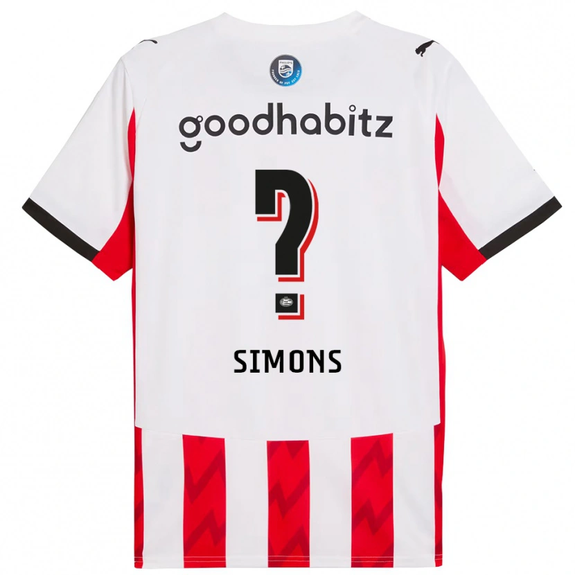 Danxen Damen Jevon Simons #0 Rot Weiß Heimtrikot Trikot 2025/26 T-Shirt Österreich