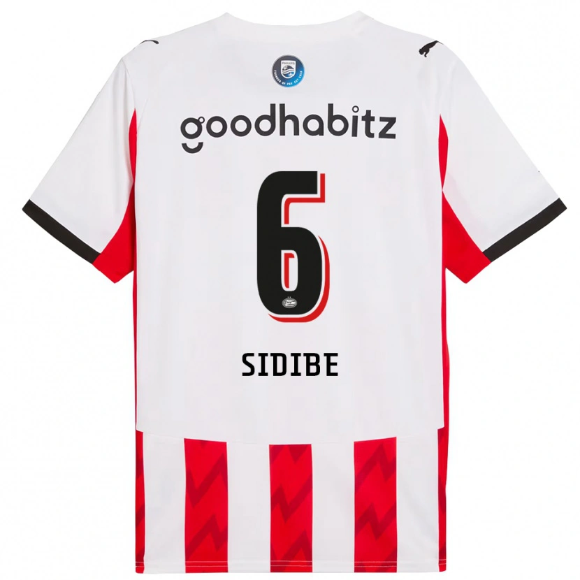 Danxen Damen Souleymane Sidibé #6 Rot Weiß Heimtrikot Trikot 2025/26 T-Shirt Österreich