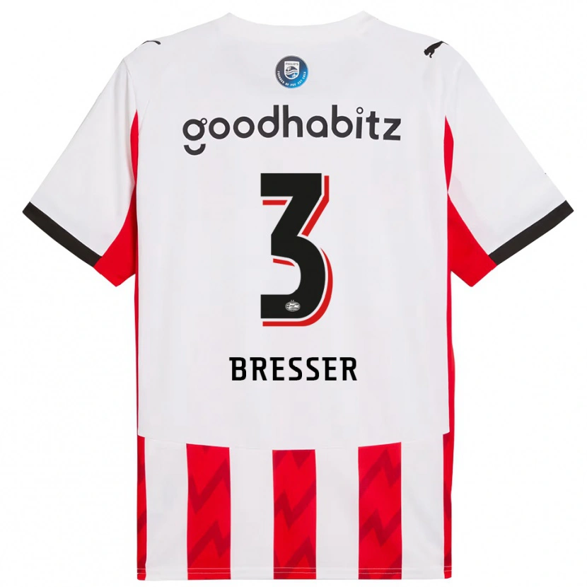 Danxen Damen Michael Bresser #3 Rot Weiß Heimtrikot Trikot 2025/26 T-Shirt Österreich
