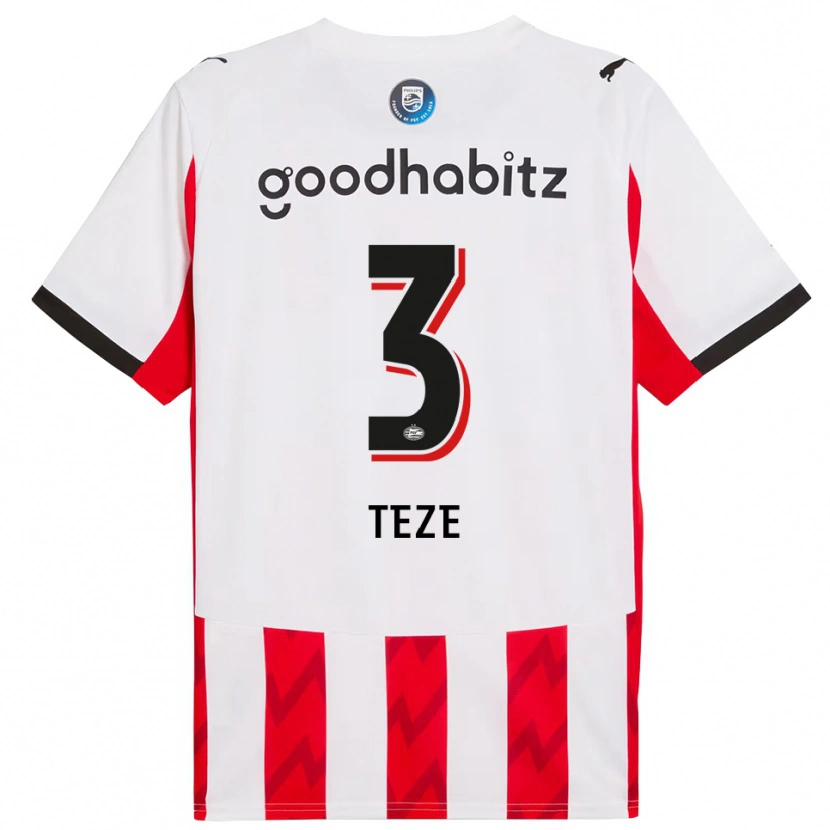 Danxen Damen Jordan Teze #3 Rot Weiß Heimtrikot Trikot 2025/26 T-Shirt Österreich