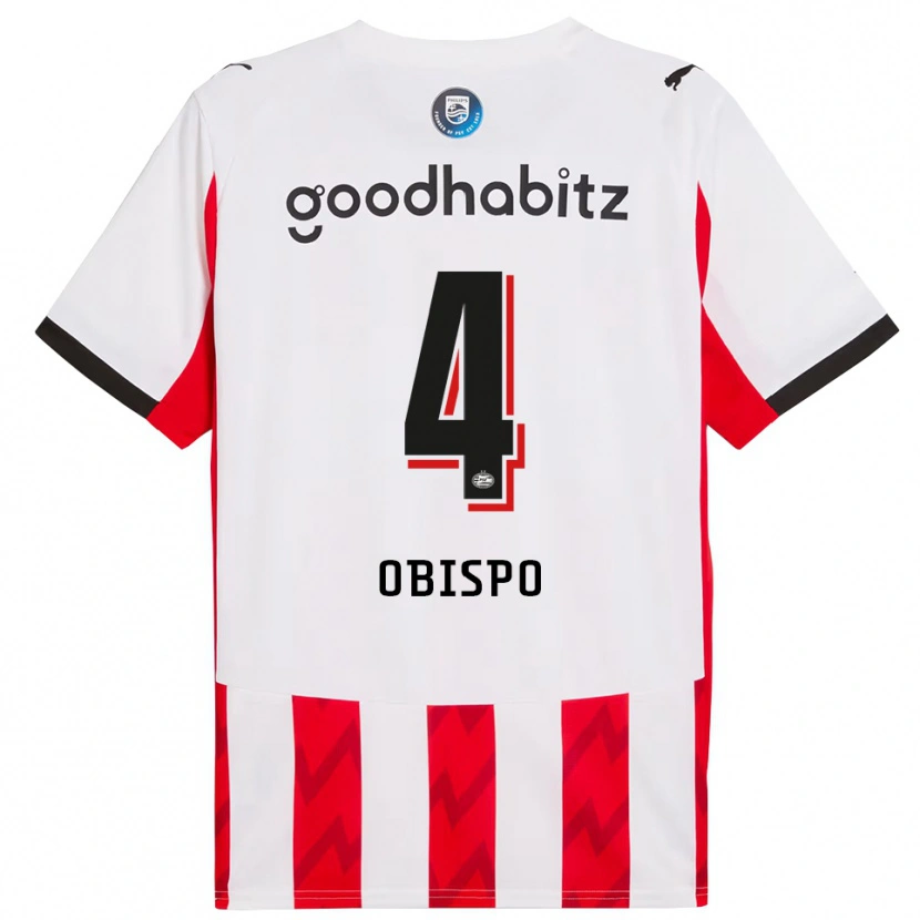 Danxen Damen Armando Obispo #4 Rot Weiß Heimtrikot Trikot 2025/26 T-Shirt Österreich
