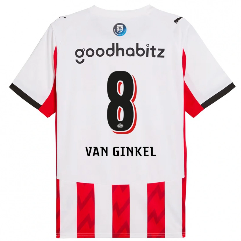 Danxen Damen Marco Van Ginkel #8 Rot Weiß Heimtrikot Trikot 2025/26 T-Shirt Österreich