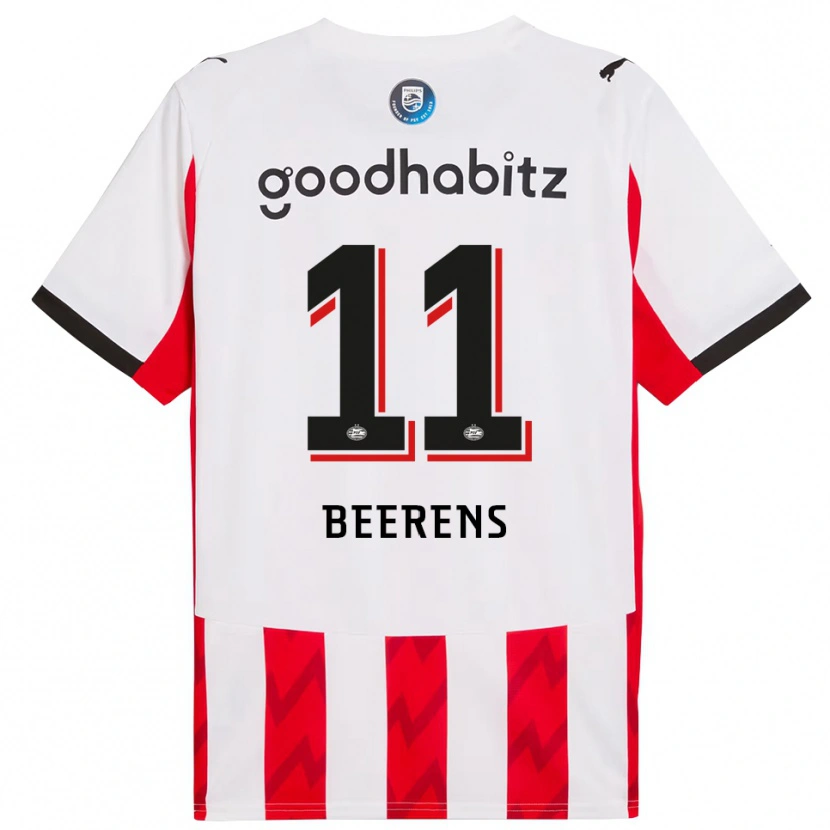 Danxen Damen Jairo Beerens #11 Rot Weiß Heimtrikot Trikot 2025/26 T-Shirt Österreich
