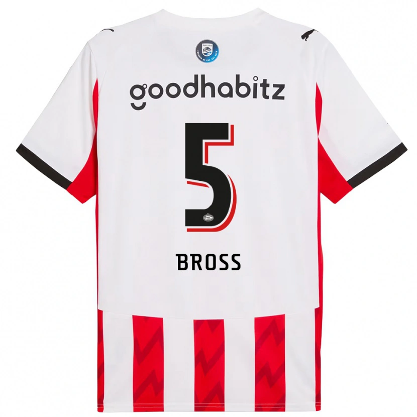 Danxen Damen Melanie Bross #5 Rot Weiß Heimtrikot Trikot 2025/26 T-Shirt Österreich