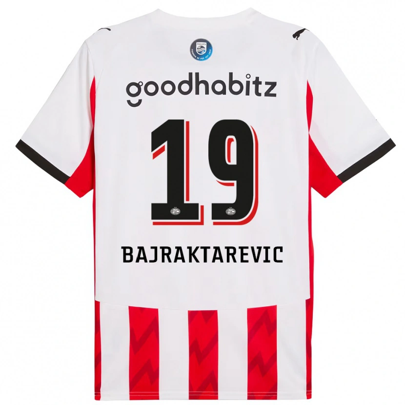 Danxen Damen Esmir Bajraktarević #19 Rot Weiß Heimtrikot Trikot 2025/26 T-Shirt Österreich